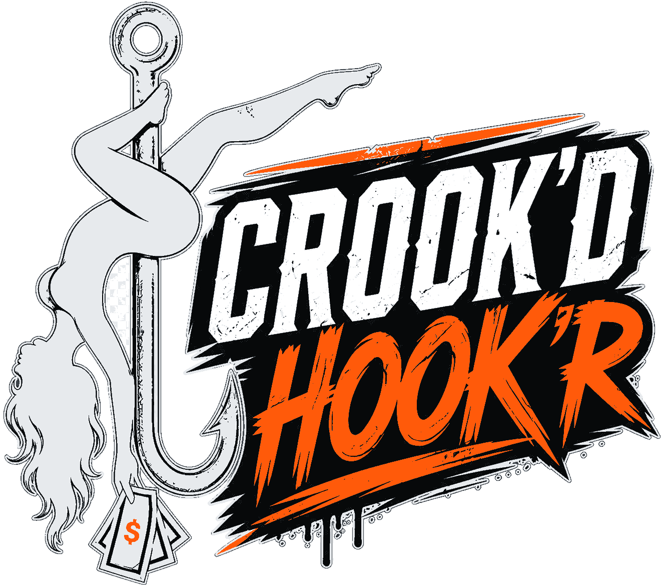 Crook'd Hook'r logo