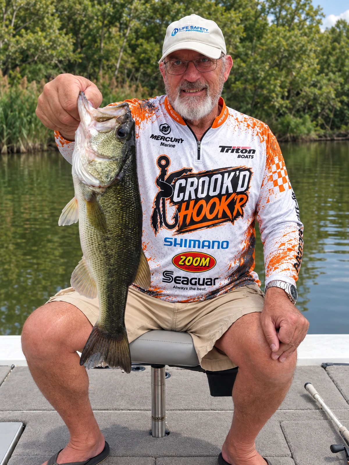 Larry “Granddaddy” Barlow Crook’d Hook’r crew portrait